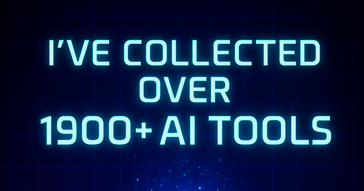 Unlocking the Future: 1900+ AI Tools Mapped and Ready