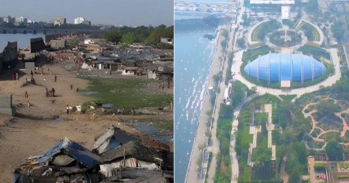 The transformation of the Sabarmati Riverfront in Ahmedabad