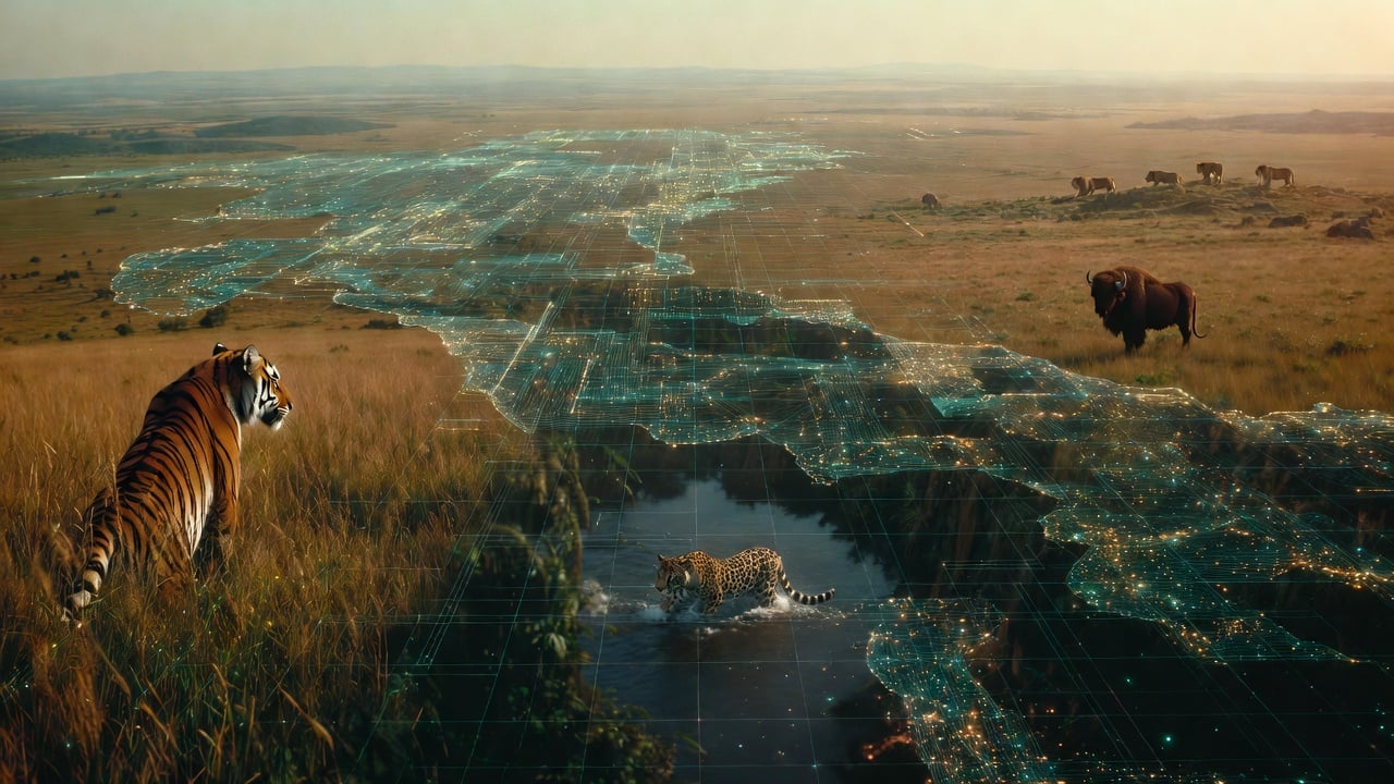 The Map That Could Save the Tiger, the Bison, and the Lion