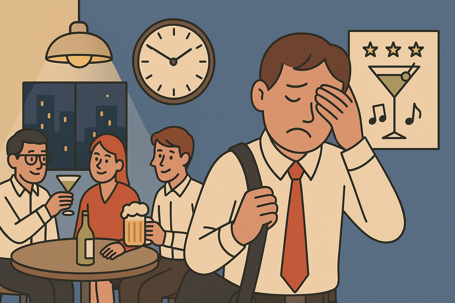 🍸 Workplace Drinking: The hidden productivity killer