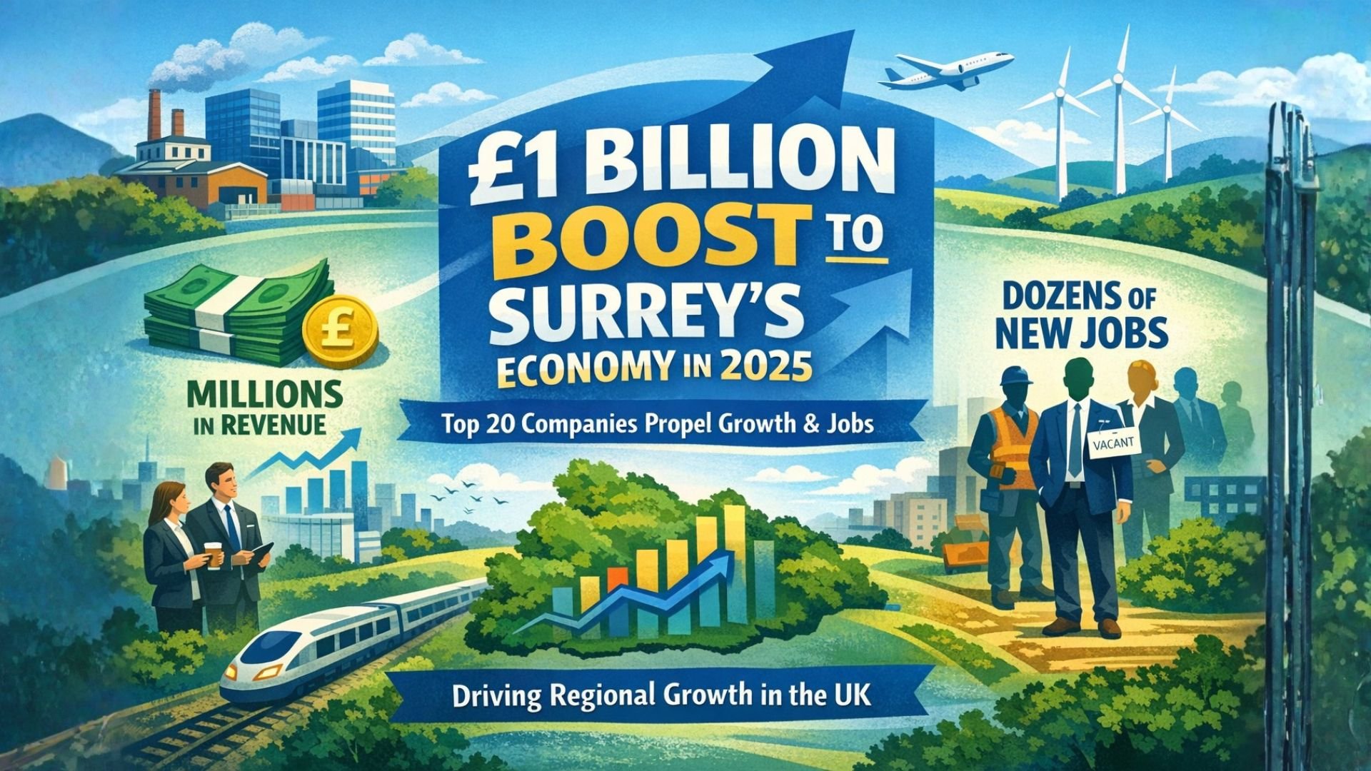 🌳Surrey businesses pass the £1 billion mark