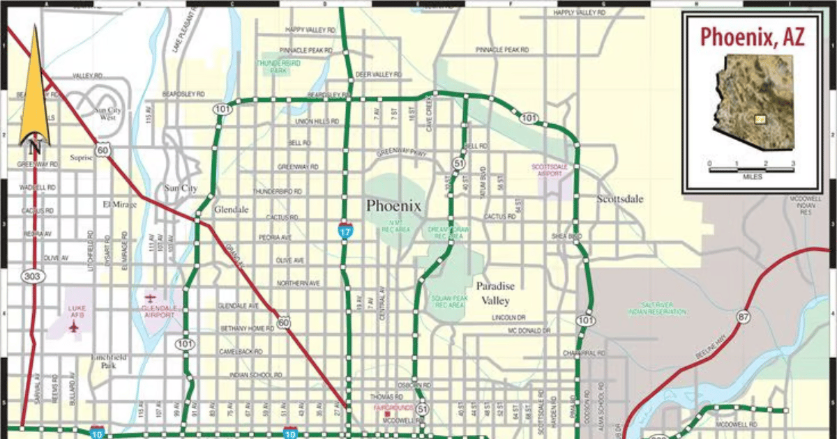 Why Phoenix streets form a perfect grid