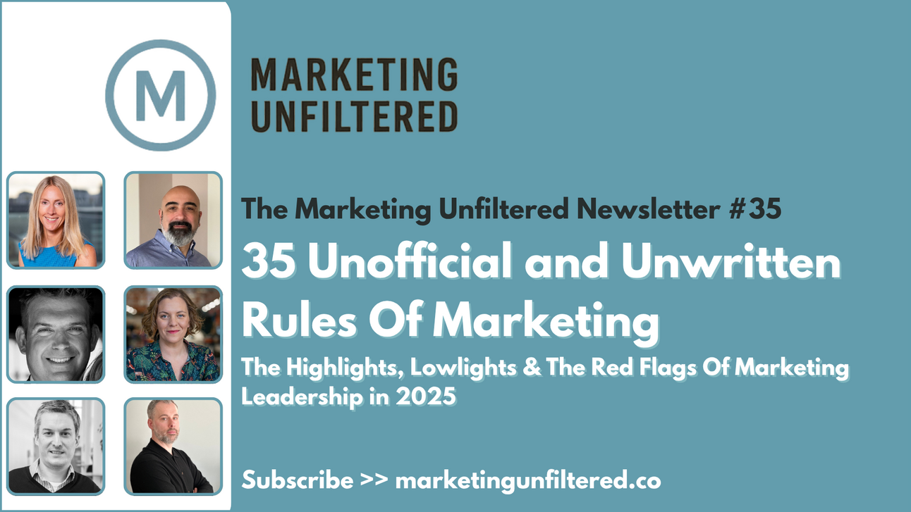 35 Unofficial and Unwritten Rules Of Marketing 