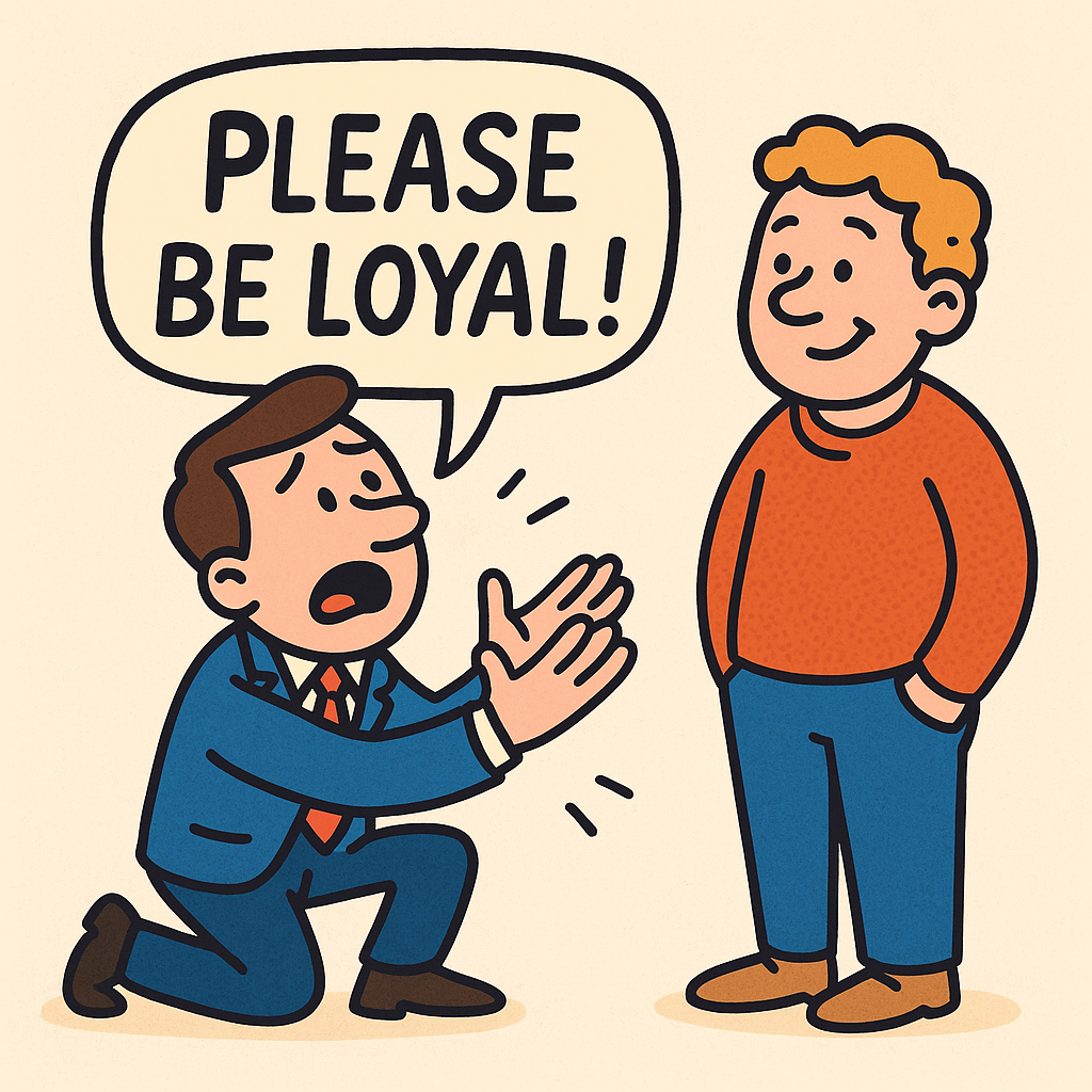 Want Loyalty? Stop Trying to Earn It, and Start Building It.