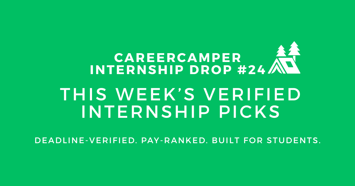 200+ Paid Internships — $188K & $56/hr Picks This Week