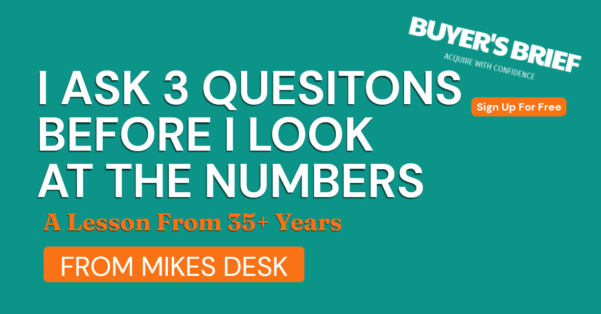 I Ask These 3 Questions Before I Look At A Single Number