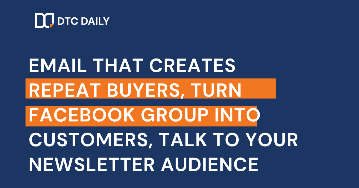 The one email that creates repeat buyers