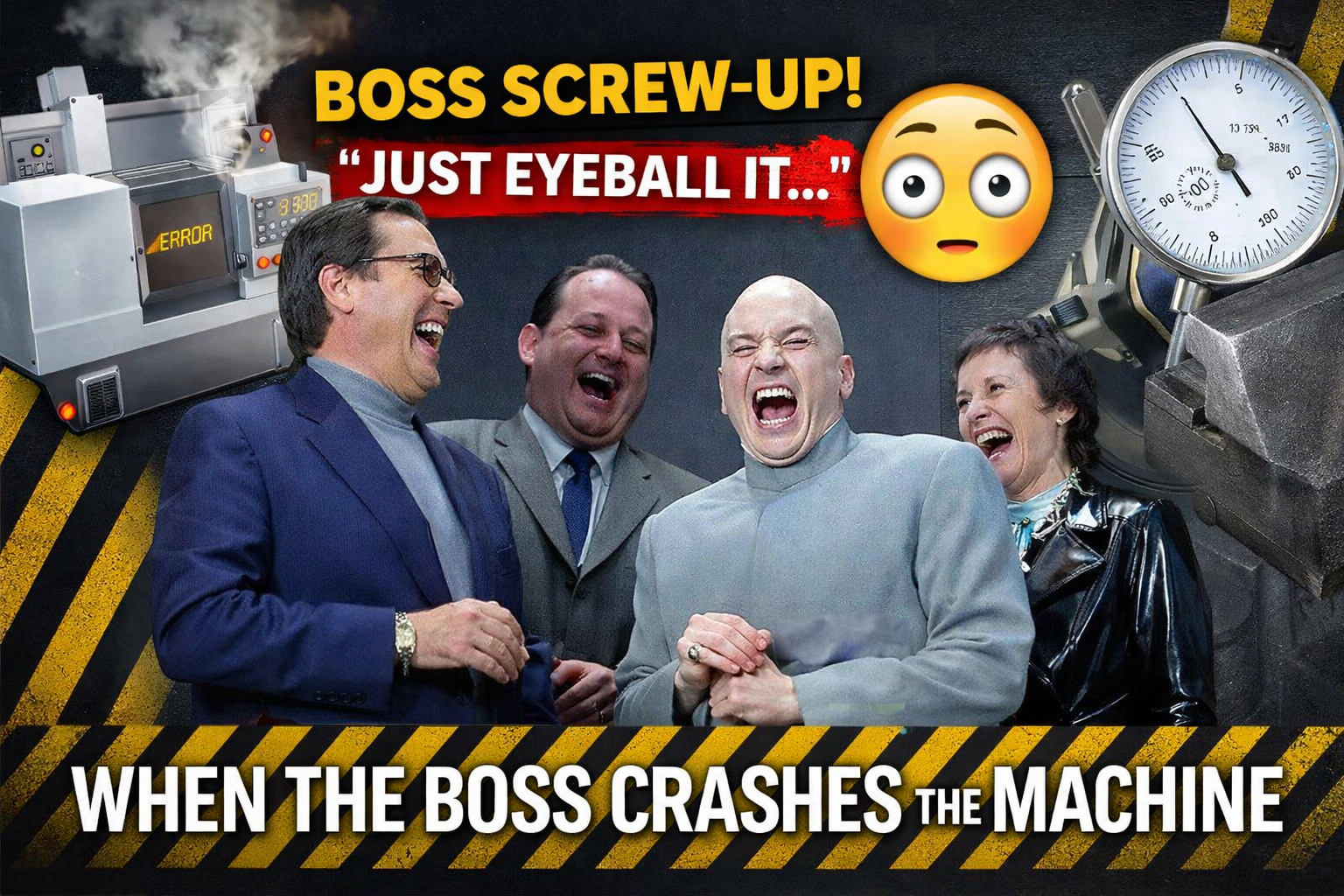 When the Boss Crashes the Machine