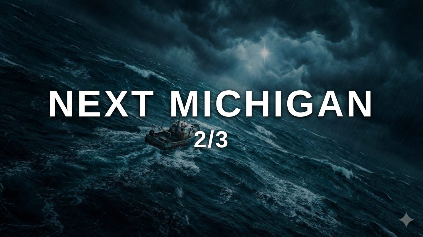 Next Michigan 2편: 태풍 속에서 생존하는 법: 파도가 아니라 북극성을 보라