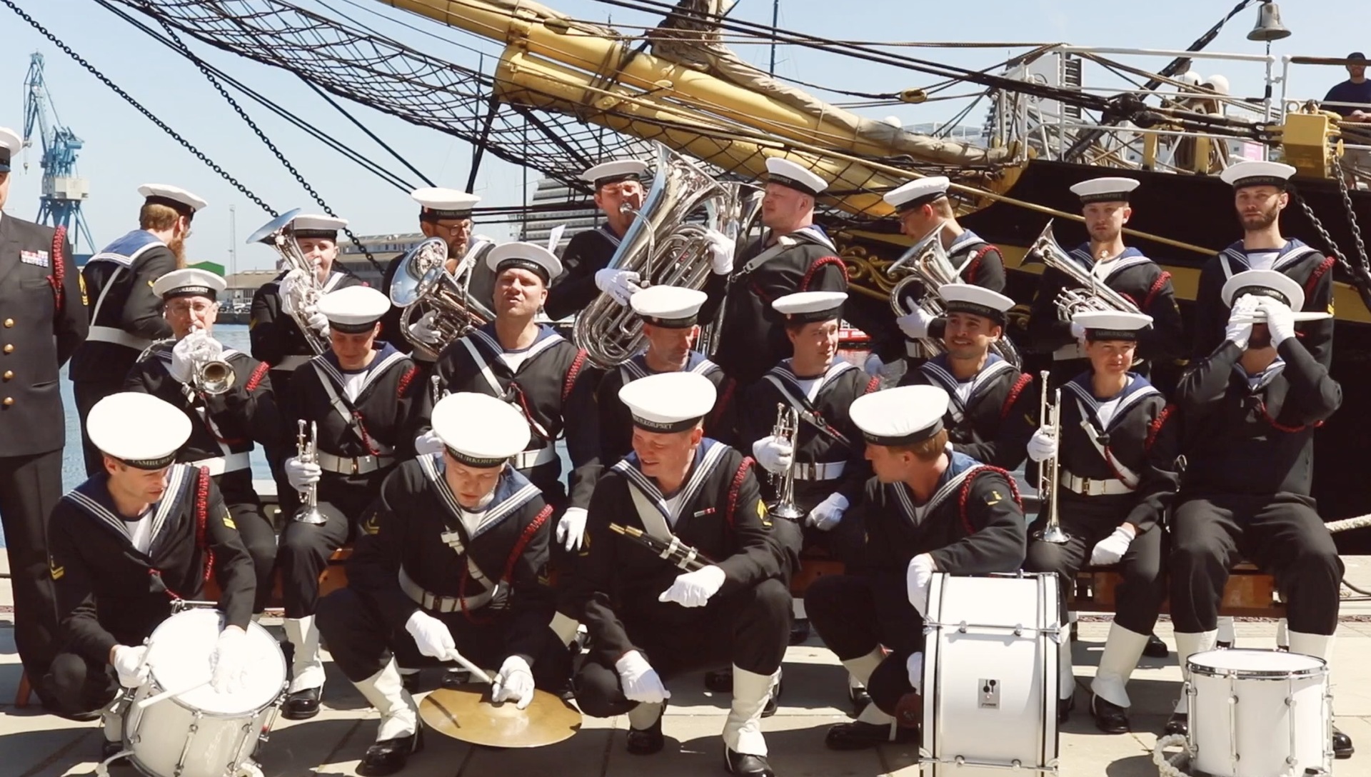 Watch the Royal Danish Navy Band Play While Eating Ghost Peppers
