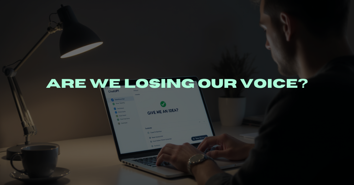 Are we losing our voice?