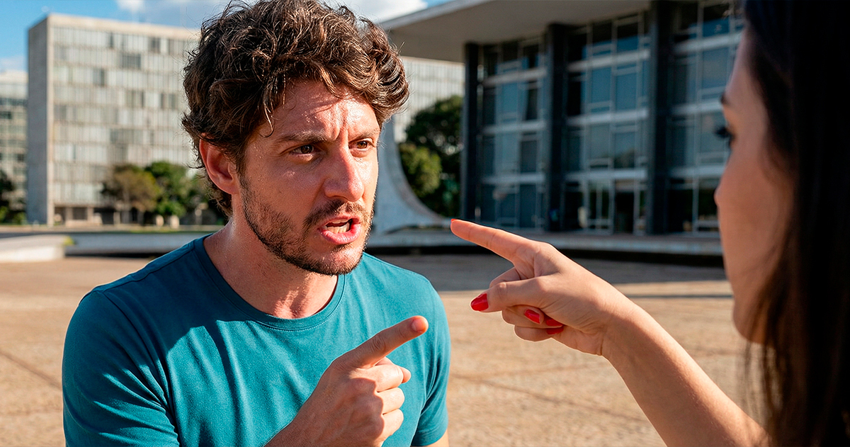 Aluna veio reclamar comigo no meio da rua