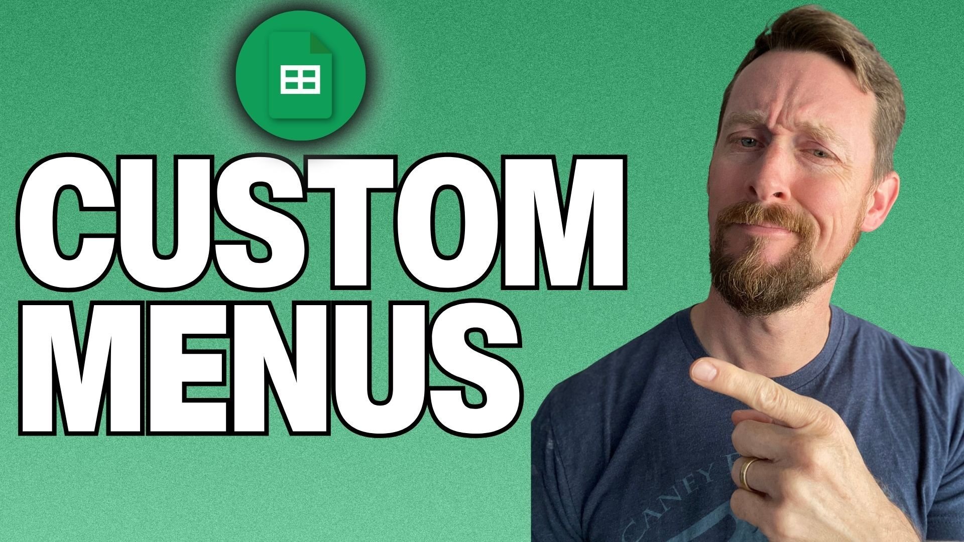 Google Sheets Custom Menus