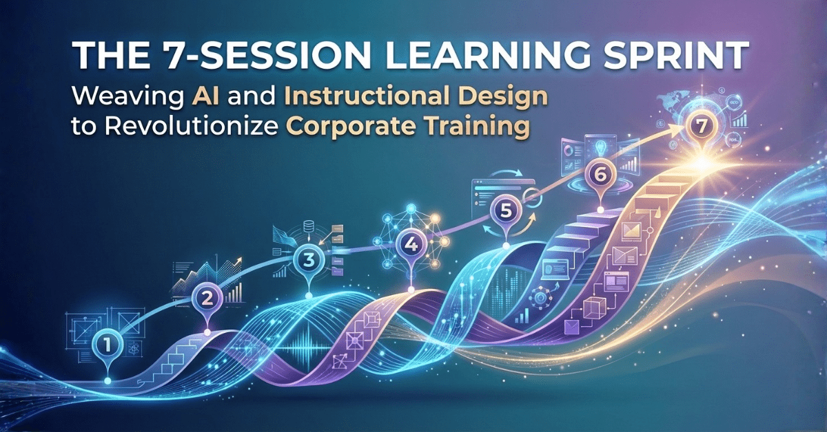 The 7-Session Learning Sprint: Weaving AI and Instructional Design to Revolutionize Corporate Training