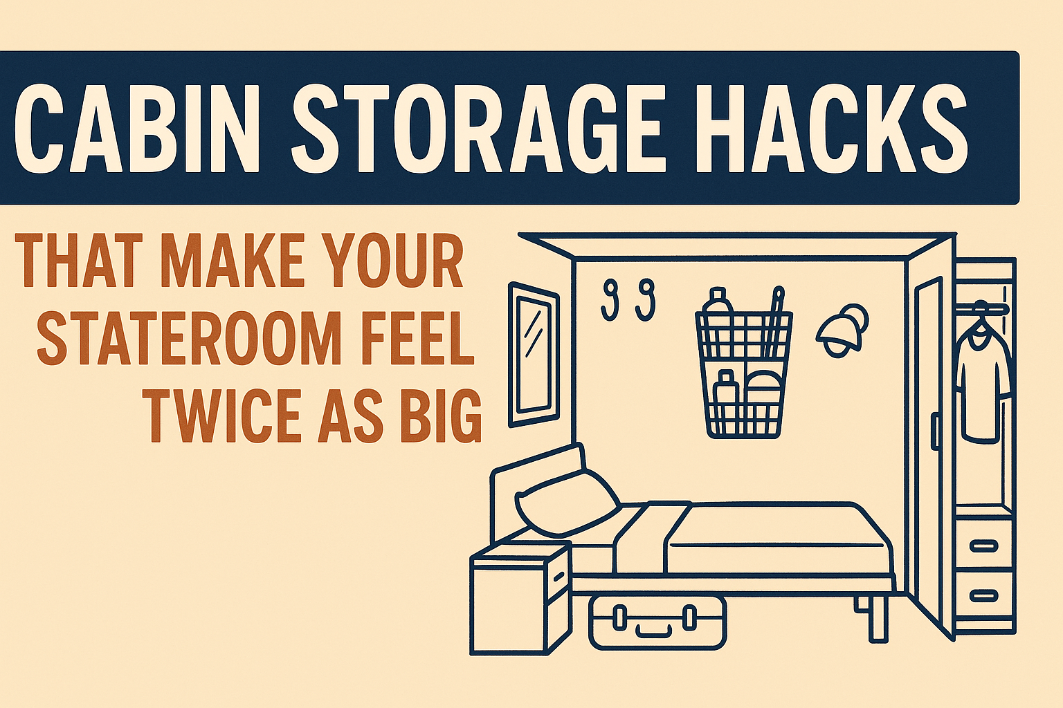 Cabin Storage Hacks That Make Your Stateroom Feel Twice as Big #0034