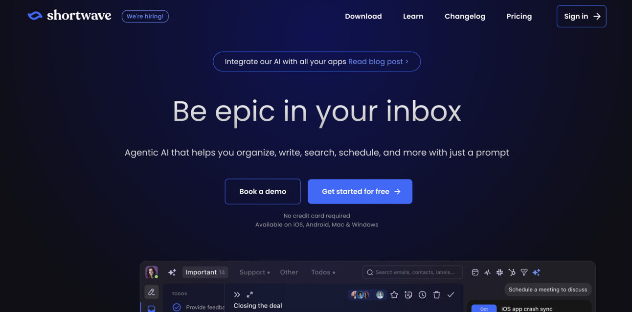 PLG company: Shortwave