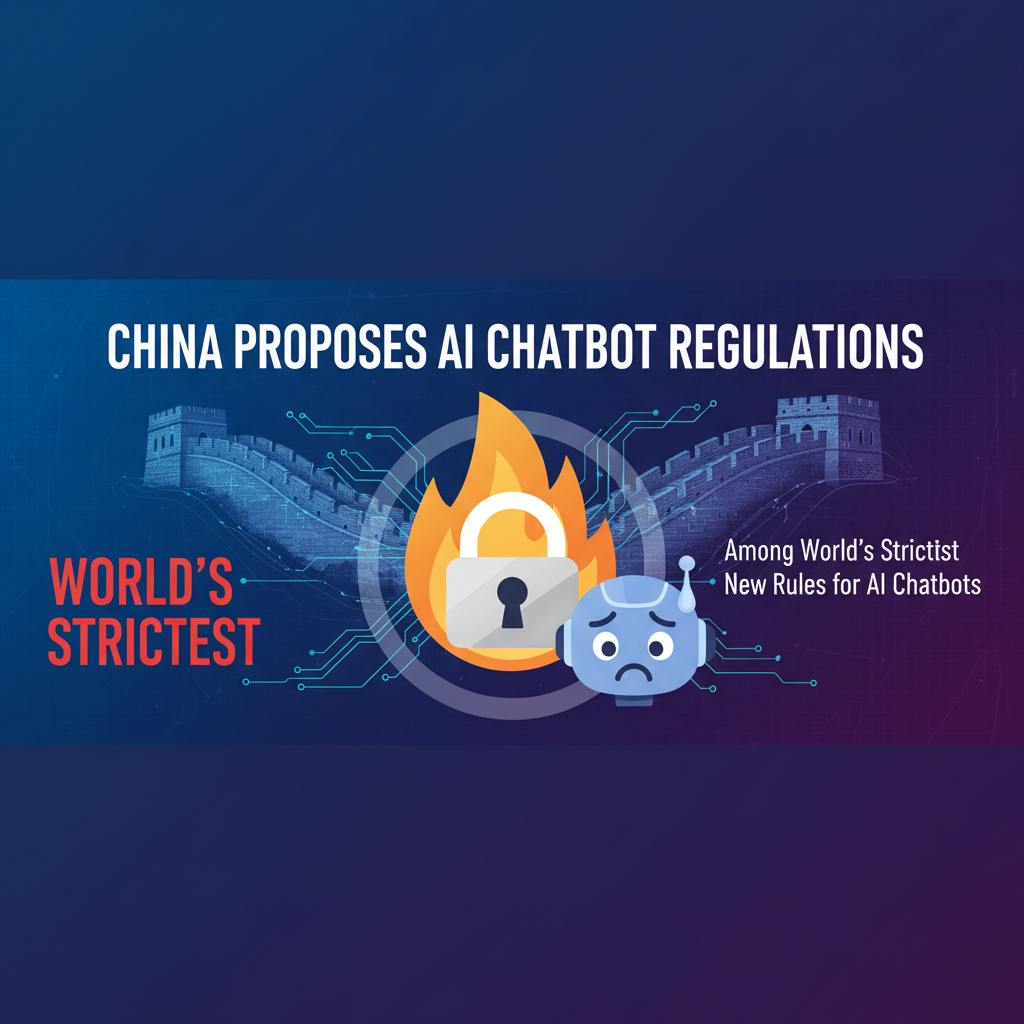 China Proposes Among World's Strictest AI Chatbot Regulations