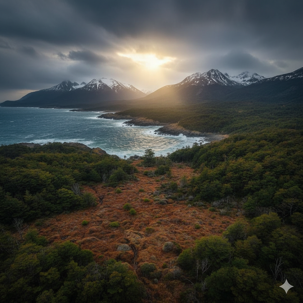 A Giant Carbon Fortress Rises at the "End of the World"