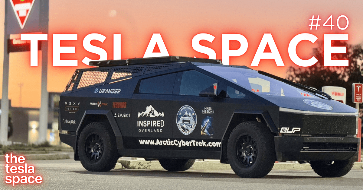 Tesla Space #40: ⚡ Arctic Expedition with Cybertrucks 🧊 