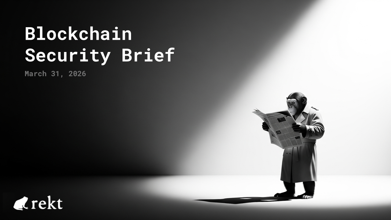 Blockchain Security Brief: Infinite Mint · Supply-chain Attacks · Phishing Ops