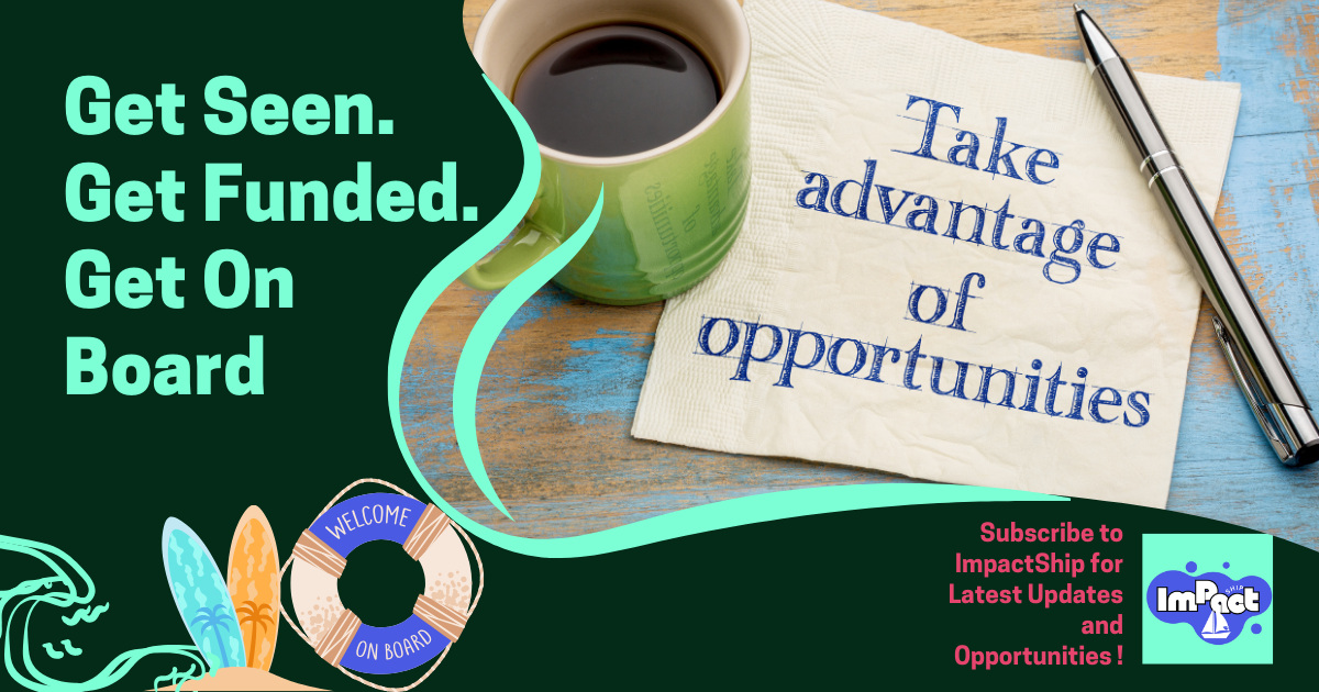 🌊Get Seen. Get Funded. Get On Board 🚢