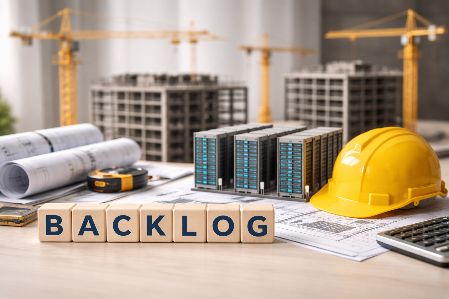 Construction Backlog Stabilizes but Work Concentrated in Large Data Center Builders