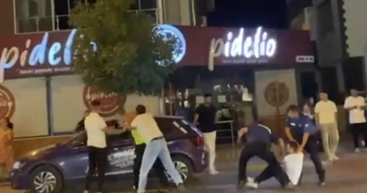 Torbalı'da polise saldırı