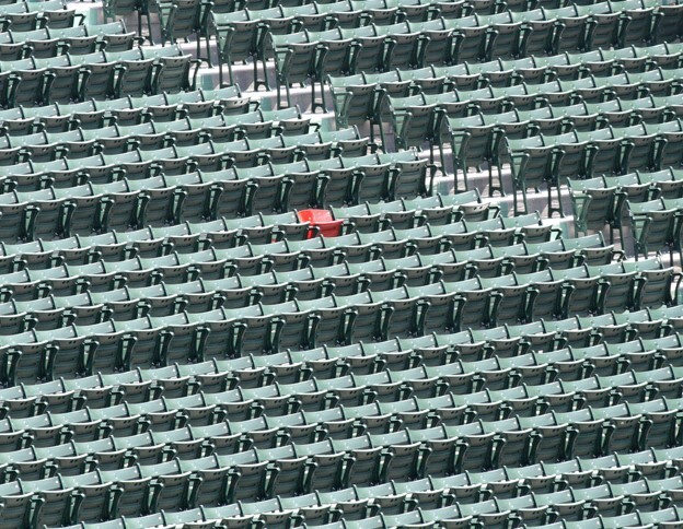 Fenway Park's red seat