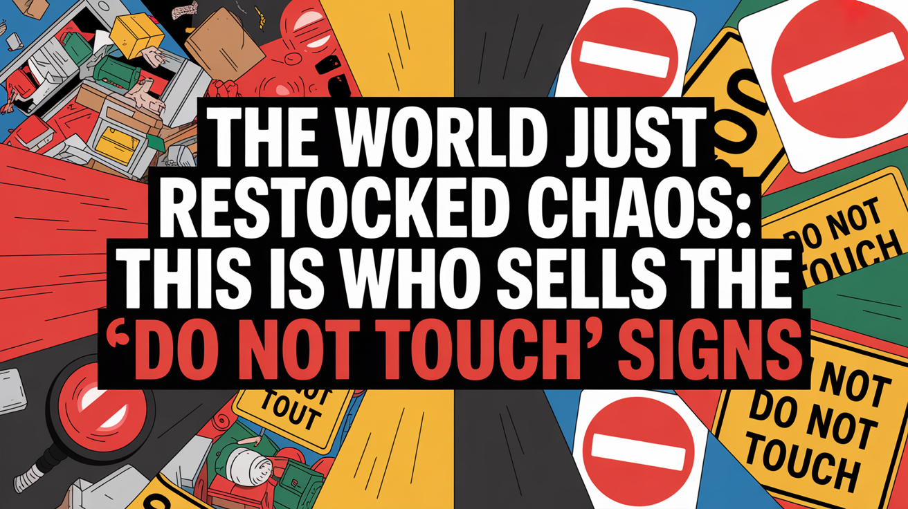 The World Just Restocked Chaos: This Is Who Sells the “Do Not Touch” Signs