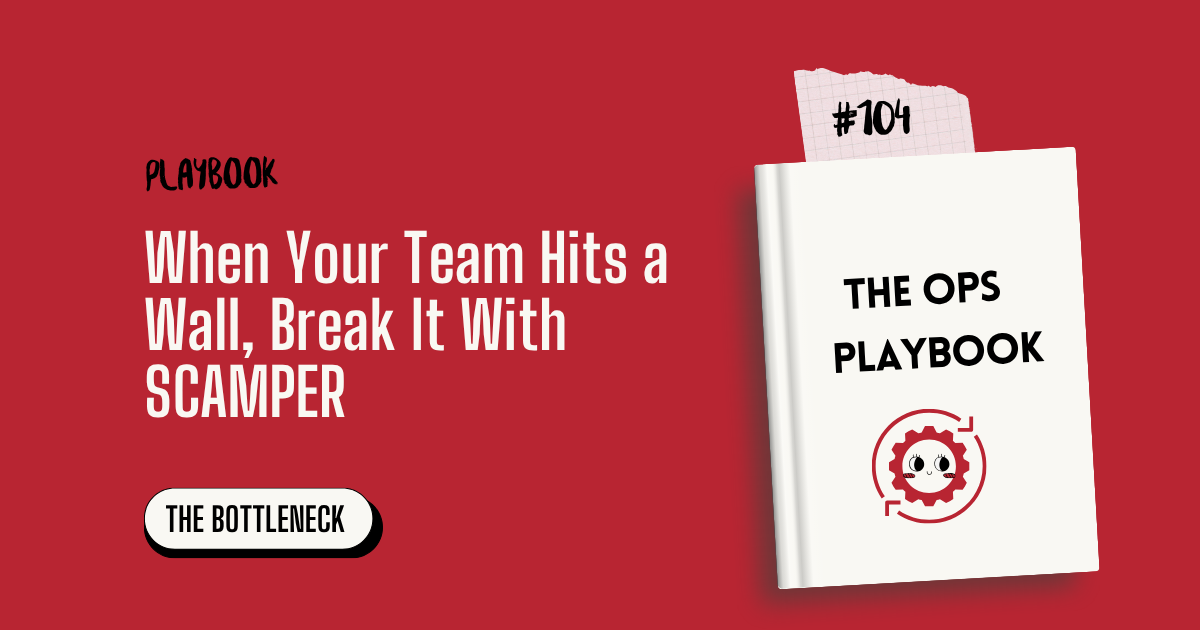 ⚙️ Ops Playbook #104