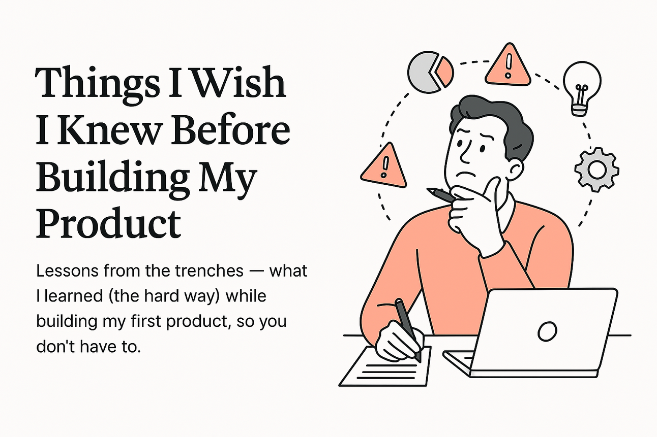 Things I Wish I Knew Before Building My Product