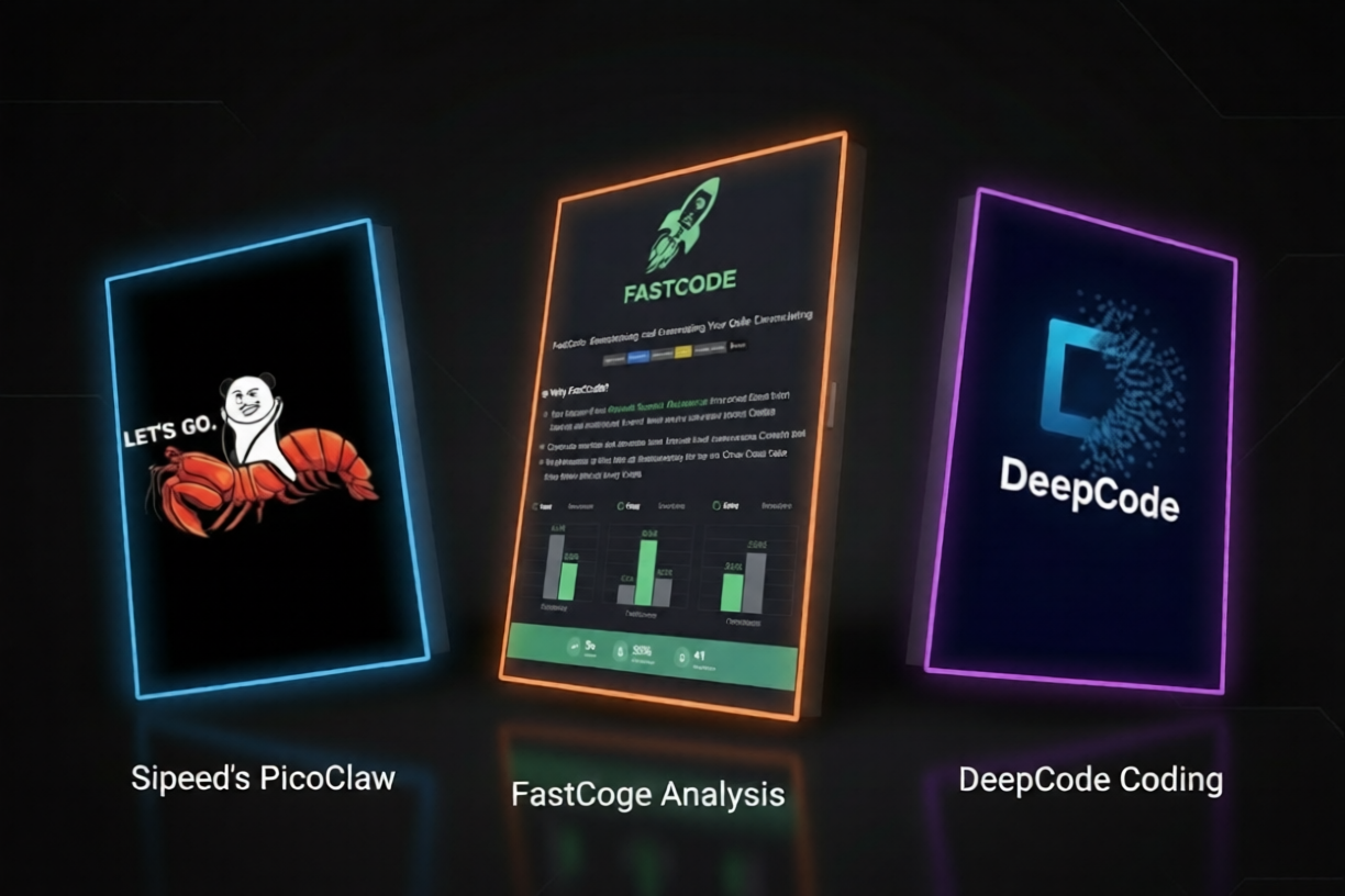 PicoClaw Democratizes Edge AI, FastCode Slashes Code Analysis Costs, DeepCode Outperforms Human Coders