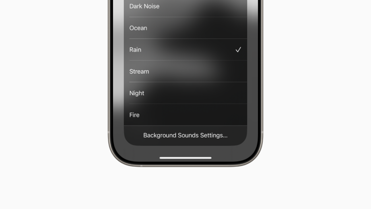 Turn your iPhone into a White Noise machine