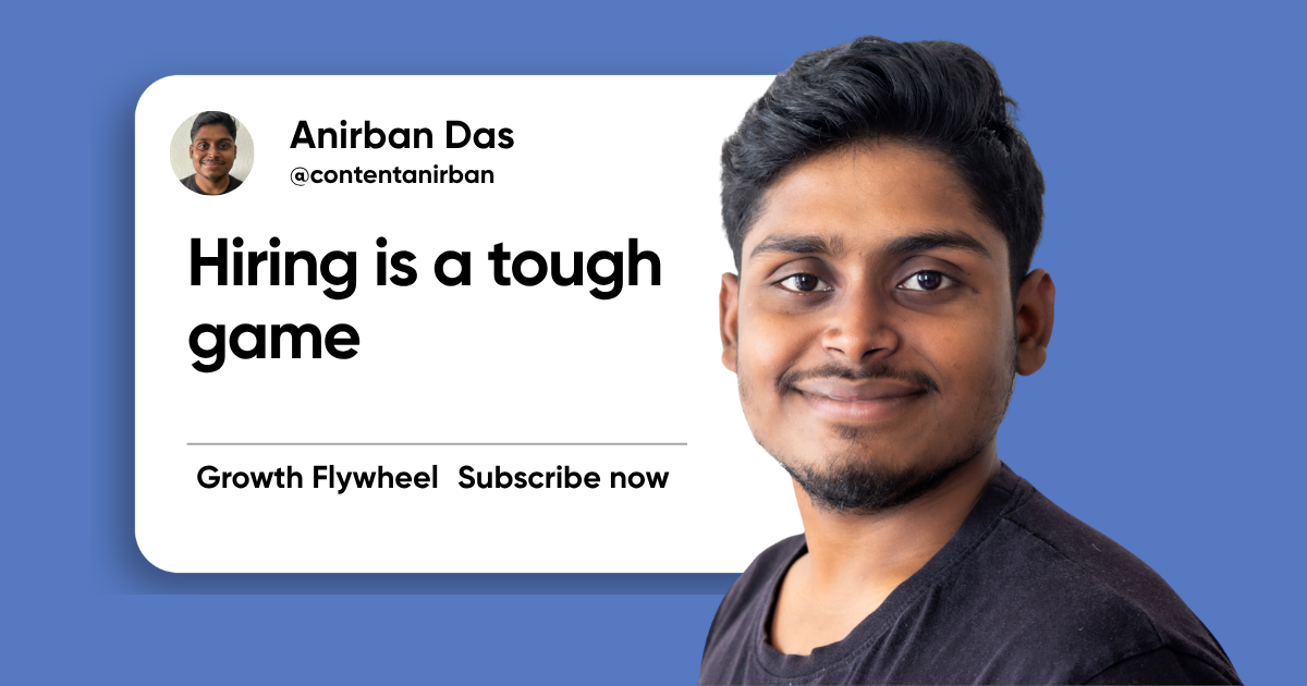 Hiring is a tough game 