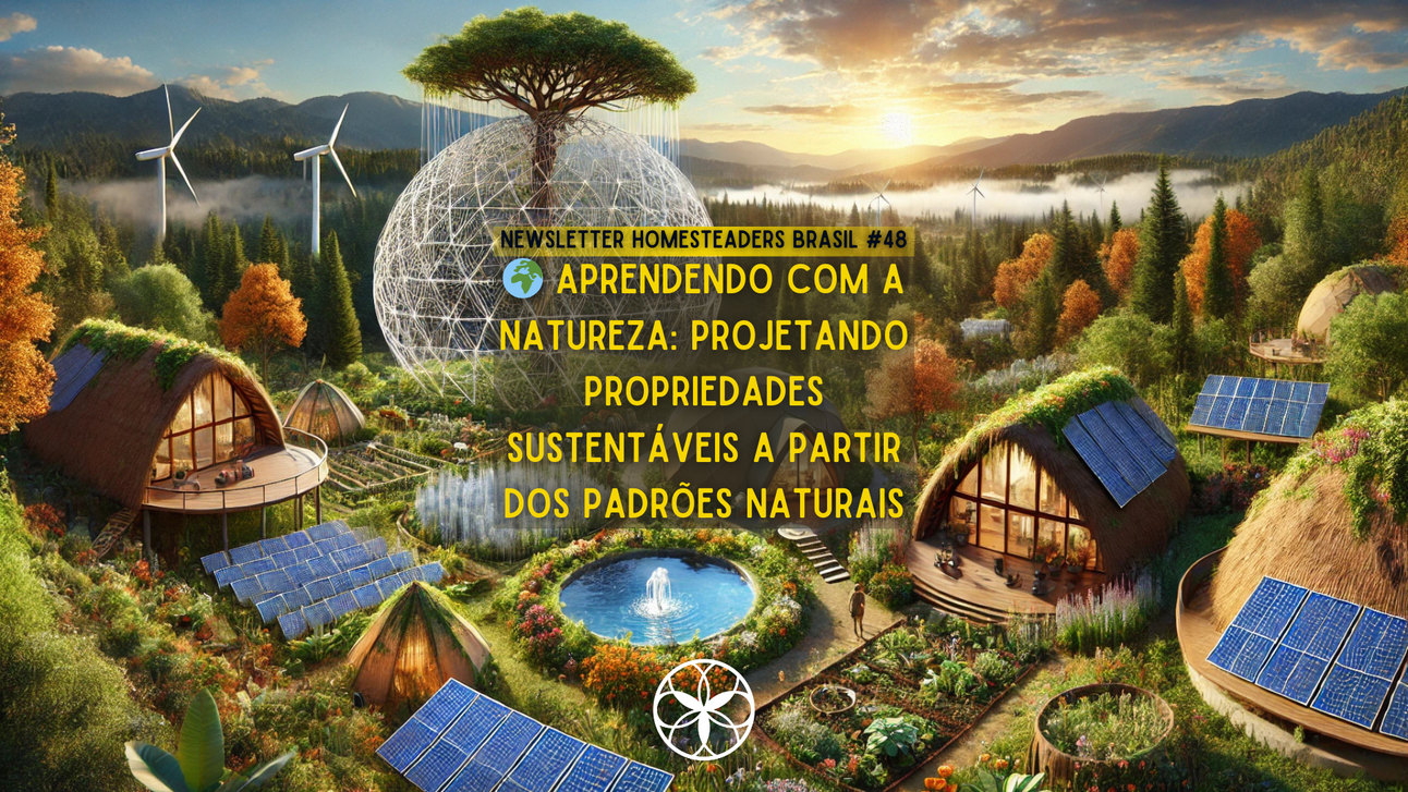 Homesteaders Brasil #48 | 🌍 Aprendendo com a Natureza: Projetando Propriedades Sustentáveis a Partir dos Padrões Naturais