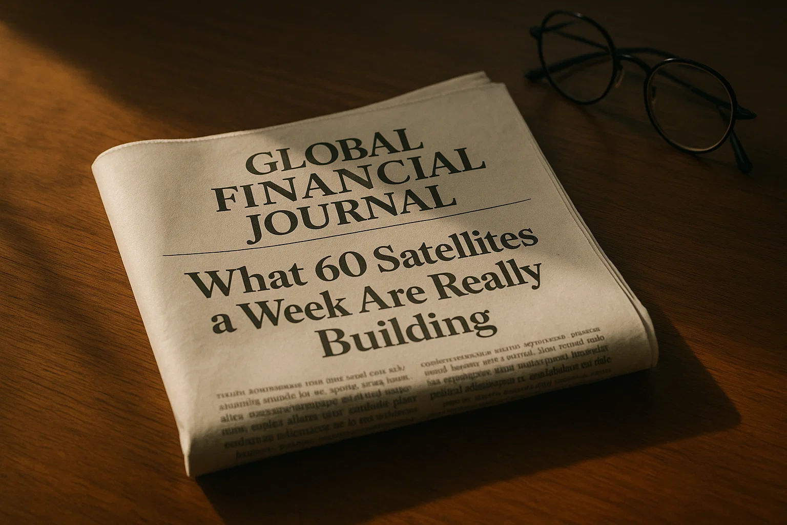 What 60 Satellites a Week Are Really Building