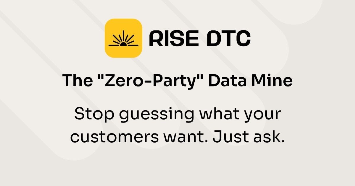 The "Zero-Party" Data Mine