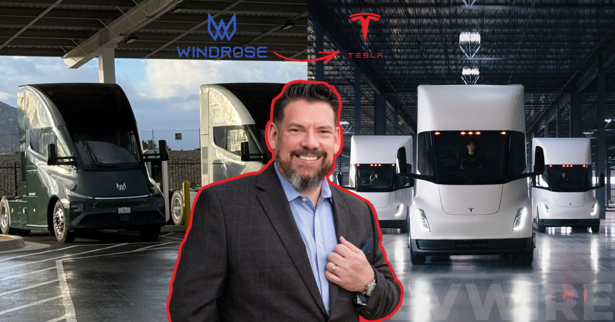 EV talent: Jason Gies, formerly Head of Operations North America for Windrose, moves to Tesla Semi team