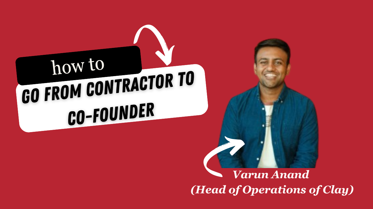 ⚙️  Going from Contractor to Co-Founder