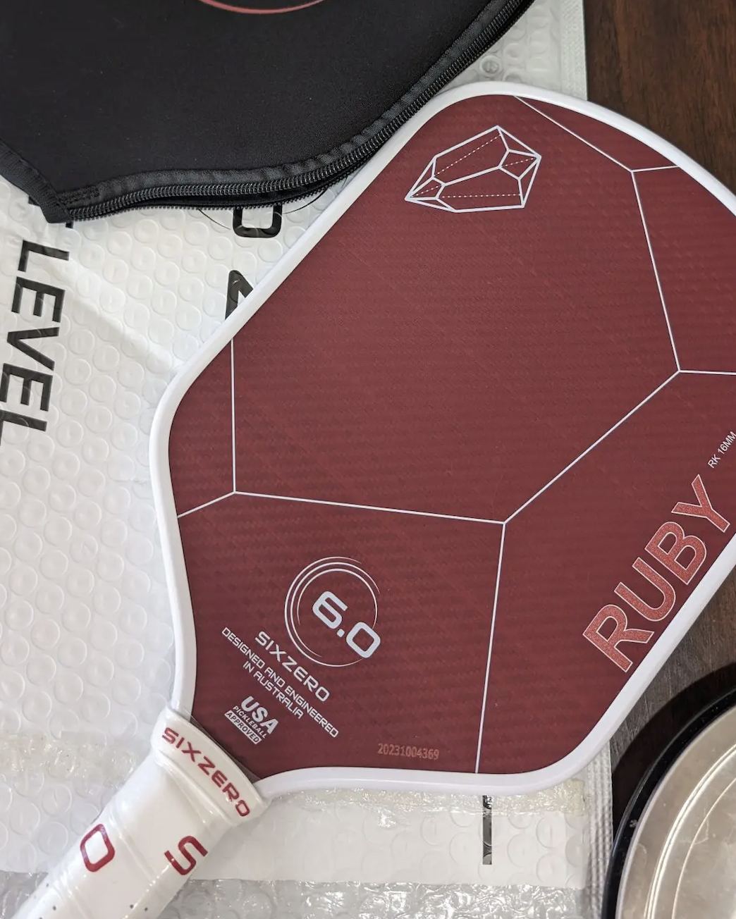 New Ruby, First Kevlar surface paddle from Six Zero Pickleball