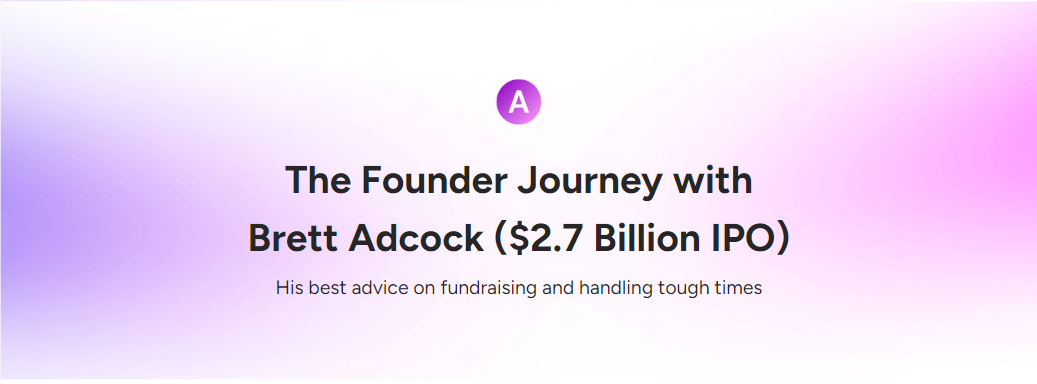 The Founder Journey with Brett Adcock ($2.7 Billion IPO)