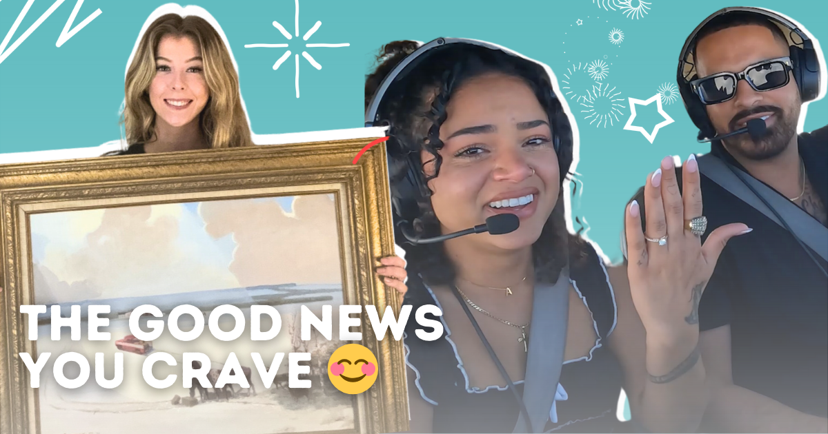 The good news you crave 😊