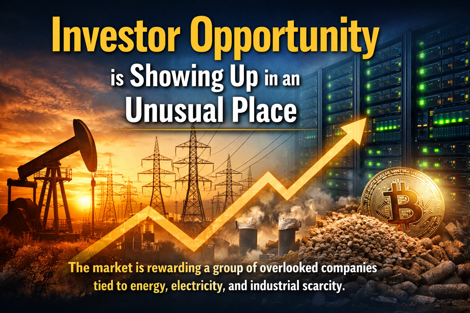 Opportunity is Showing Up in an Unusual Place