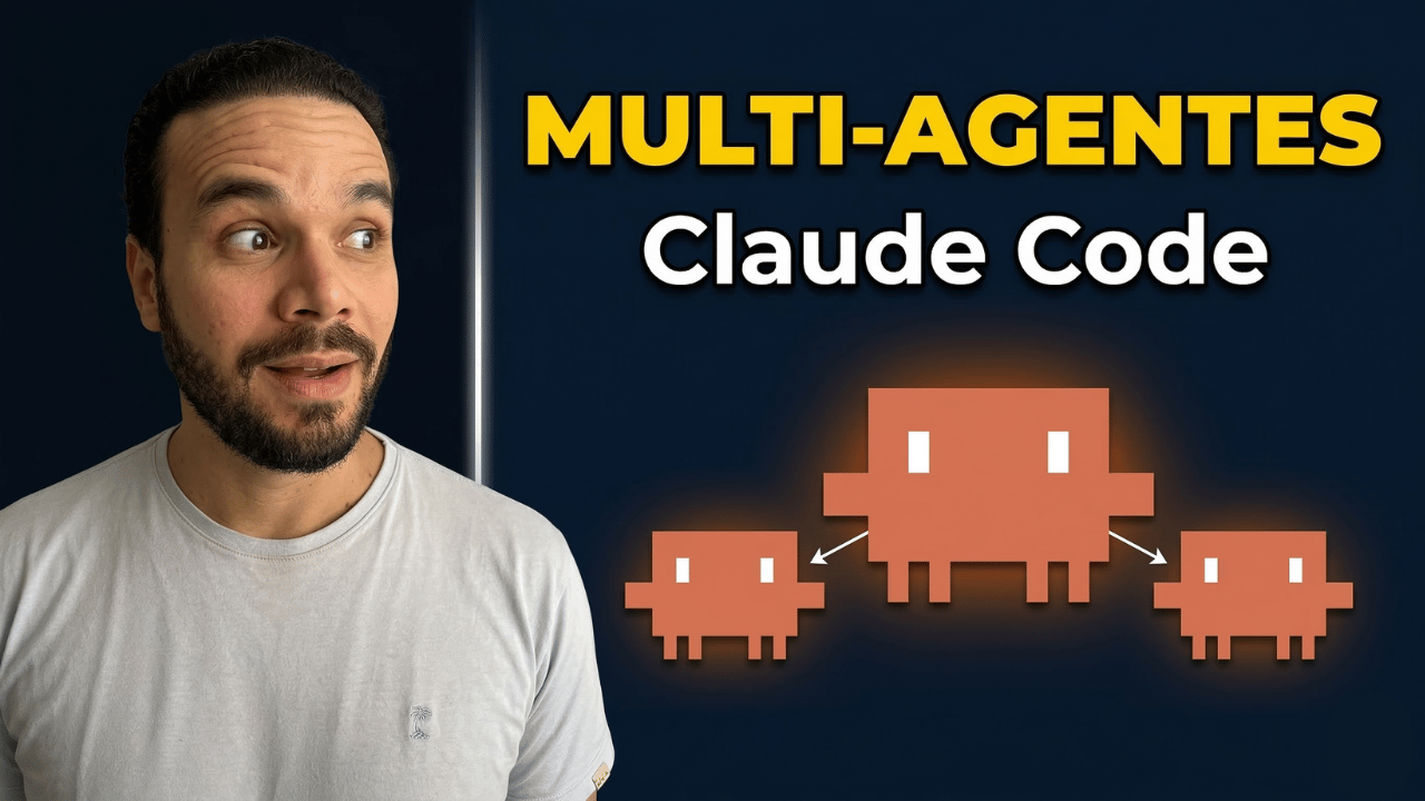 Testei Multi-Agentes no Claude Code: 2 Horas Virou 25 Minutos