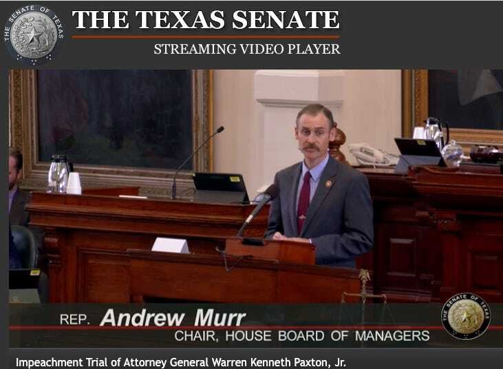 While We Wait: Will the Texas Senate Capitulate to Paxton's Threats?