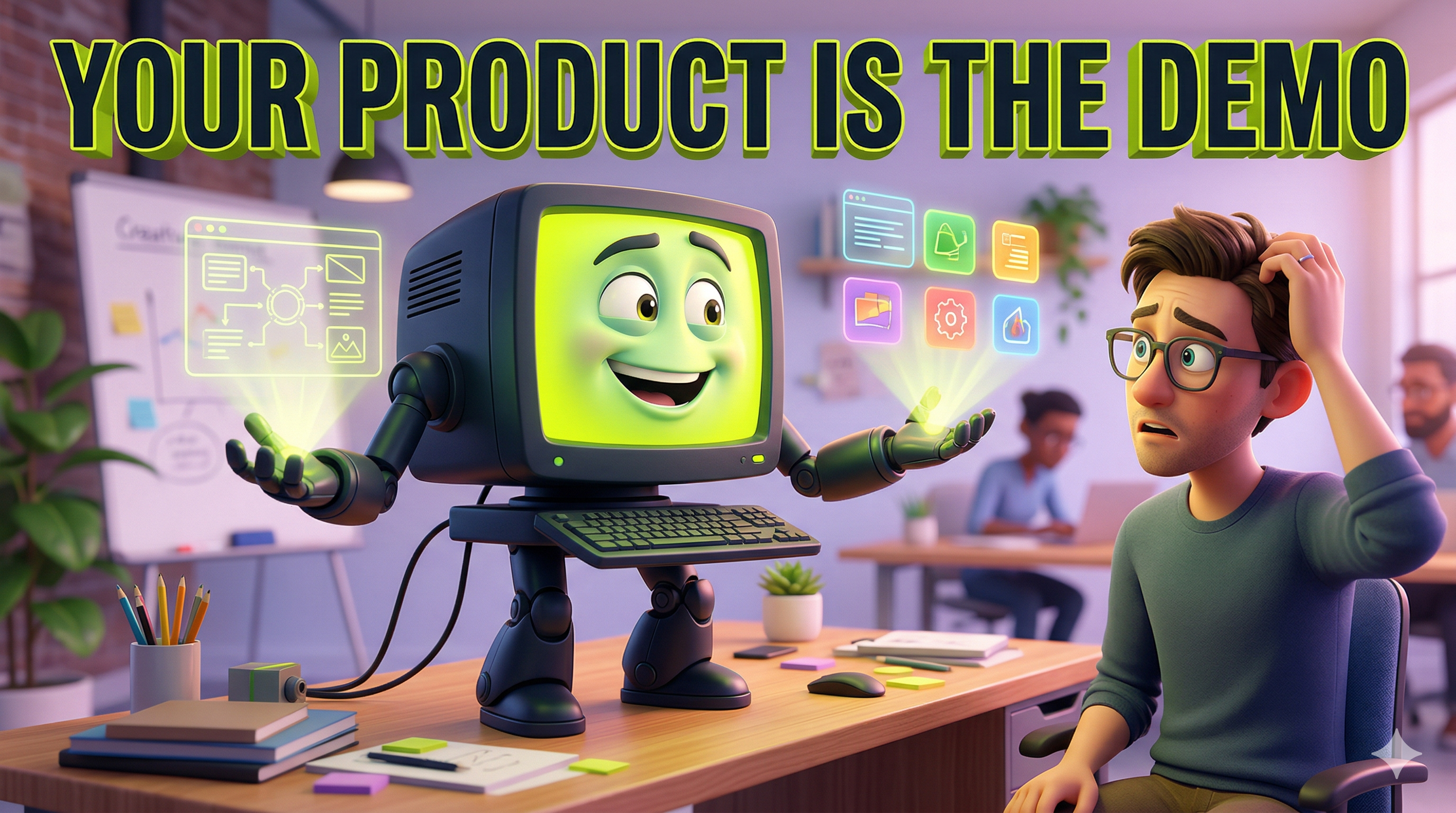 👓 your product is the demo