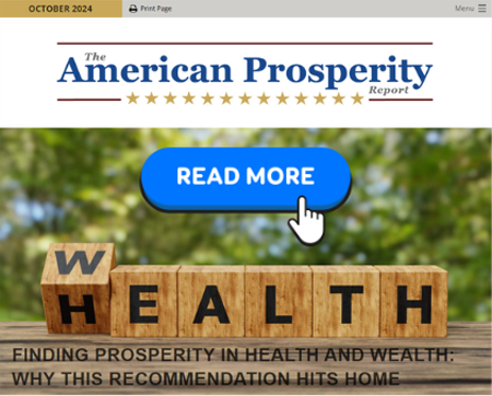 Finding Prosperity in Health and Wealth: Turning America’s Health Care Crisis into Profits