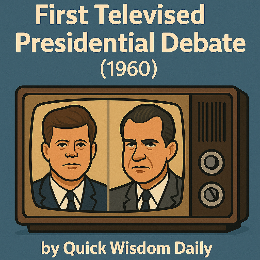 September 26, 1960 — 📺 The First Televised Presidential Debate Changes Everything