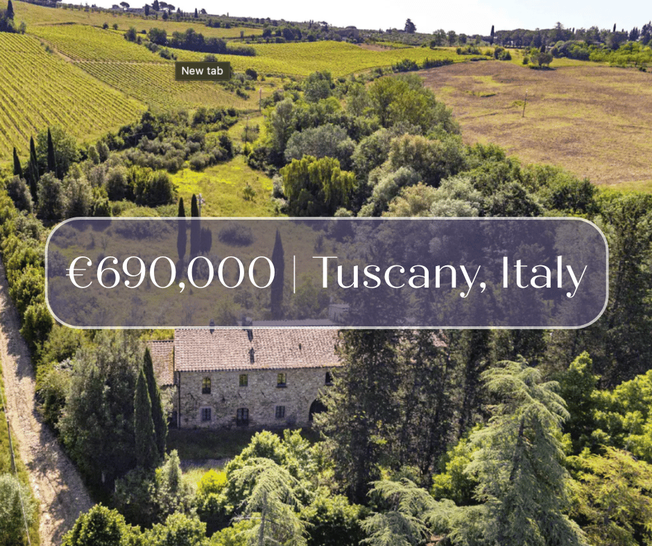 Tuscan Villa Compound with Tower and Guest Houses