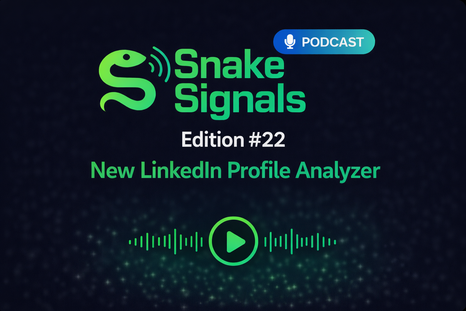 Snake Signals - LinkedIn Profile Analyser